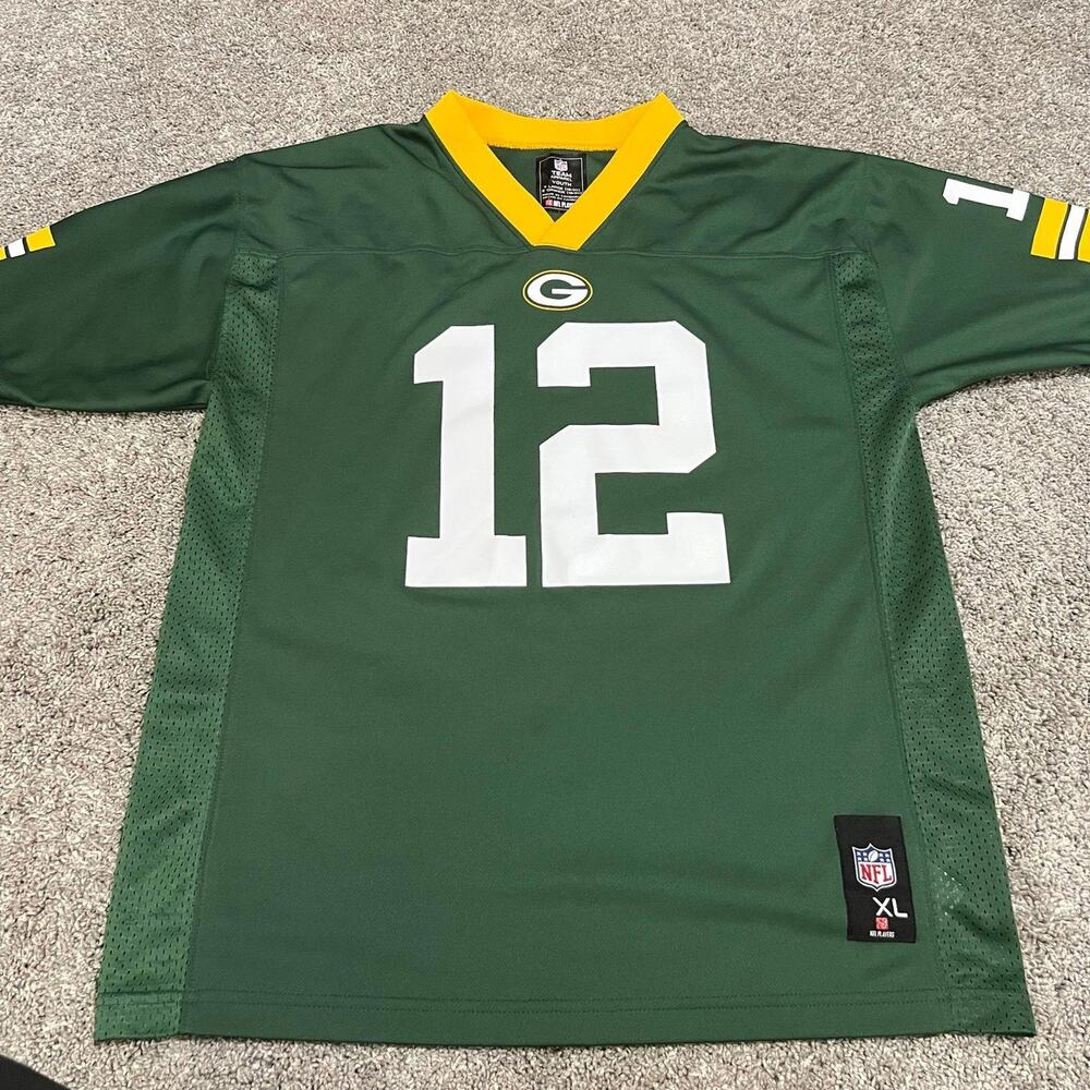NFL Green Bay Packers Youth Kids XL Aaron Rodgers Jersey NWOT